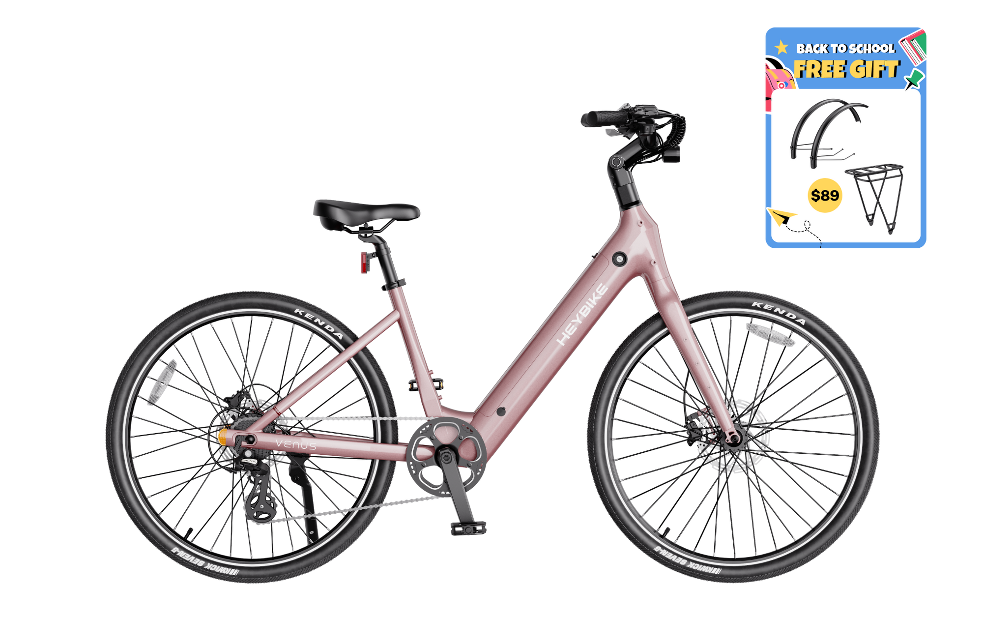 Heybike Venus in rose gold