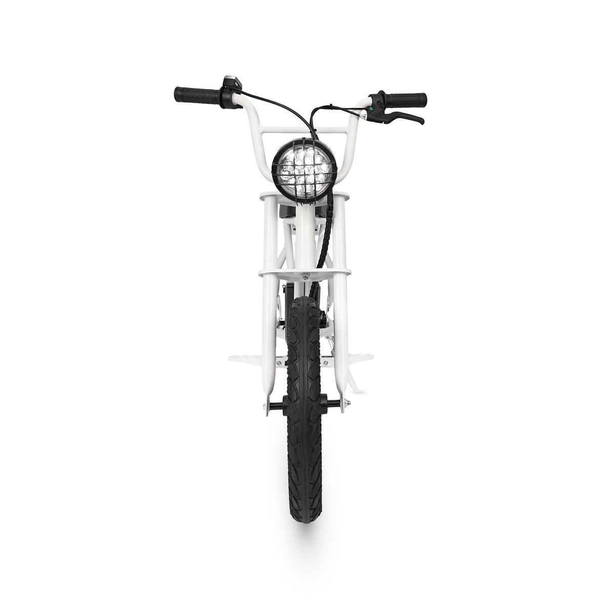 Droyd Blipper Electric Mini Bike in White