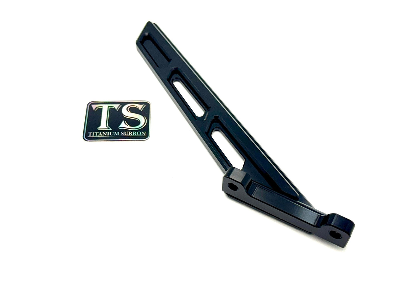 Aluminum Chain Guard for E-Ride Pro SS 2.0 and Pro S · Titanium Surron, black