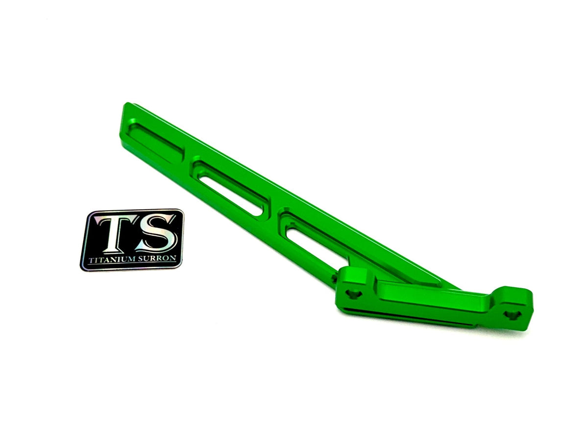 Aluminum Chain Guard for E-Ride Pro SS 2.0 and Pro S · Titanium Surron, green