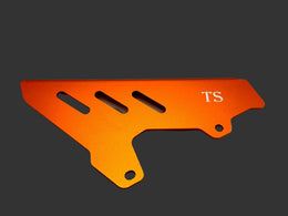 Aluminum Chain Guard Surron LBX and Segway · Titanium Surron, burnt orange