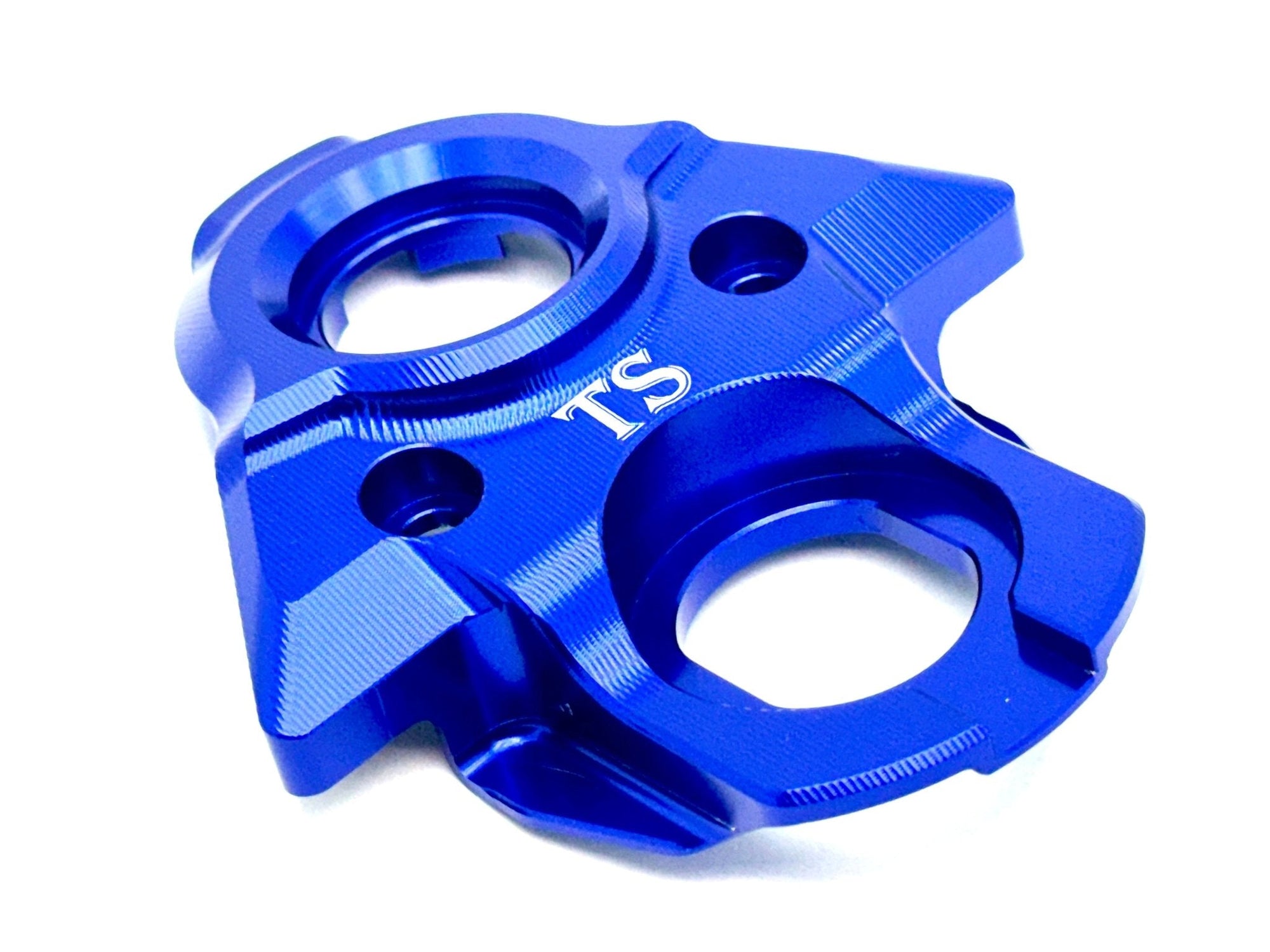 Aluminum Key Cover/ USB Plate for Surron LBX, Segway · Titanium Surron, blue