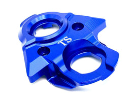 Aluminum Key Cover/ USB Plate for Surron LBX, Segway · Titanium Surron, blue