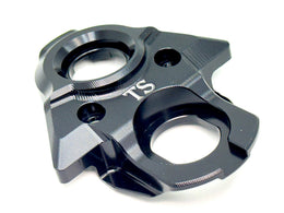 Aluminum Key Cover/ USB Plate for Surron LBX, Segway · Titanium Surron, black