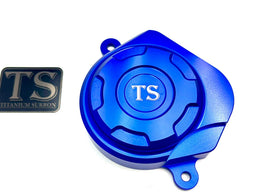 Aluminum Motor Cover for Surron, E-Ride Pro and Segway · Titanium Surron, blue