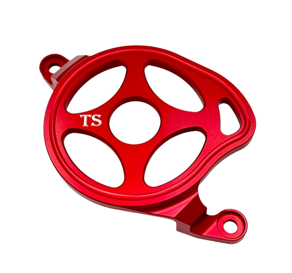 Aluminum Motor Cover for Surron LBX (Open Design) for E-Ride Pro SS, red