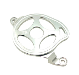 Aluminum Motor Cover for Surron LBX (Open Design) for E-Ride Pro SS, silver