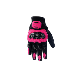 Heybike Dirt Bike Gloves in pink, view 2