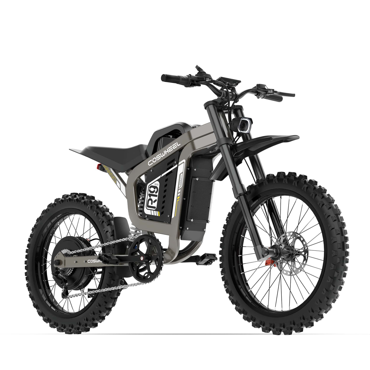Coswheel R19, front three-quarter view