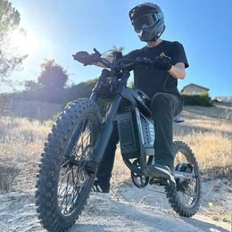 Coswheel R19 rider on a trail