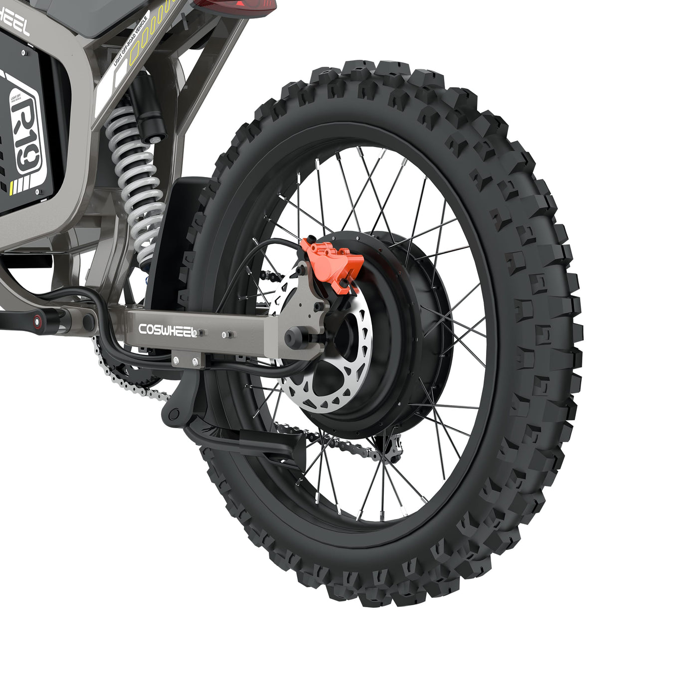 Coswheel R19 front wheel, fork and hydraulic brake