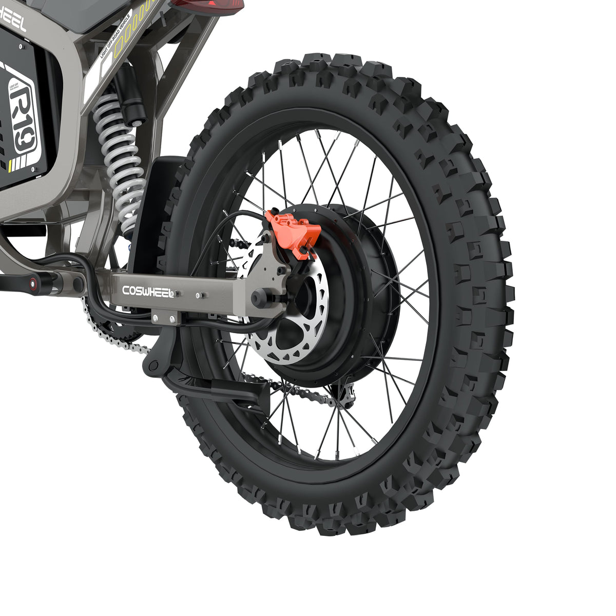 Double-piston hydraulics on 203 mm rotors