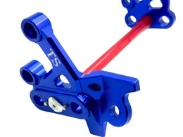 Custom CNC Aluminum Footpeg Bracket Assembly E-Ride Pro · Titanium Surron, view 3