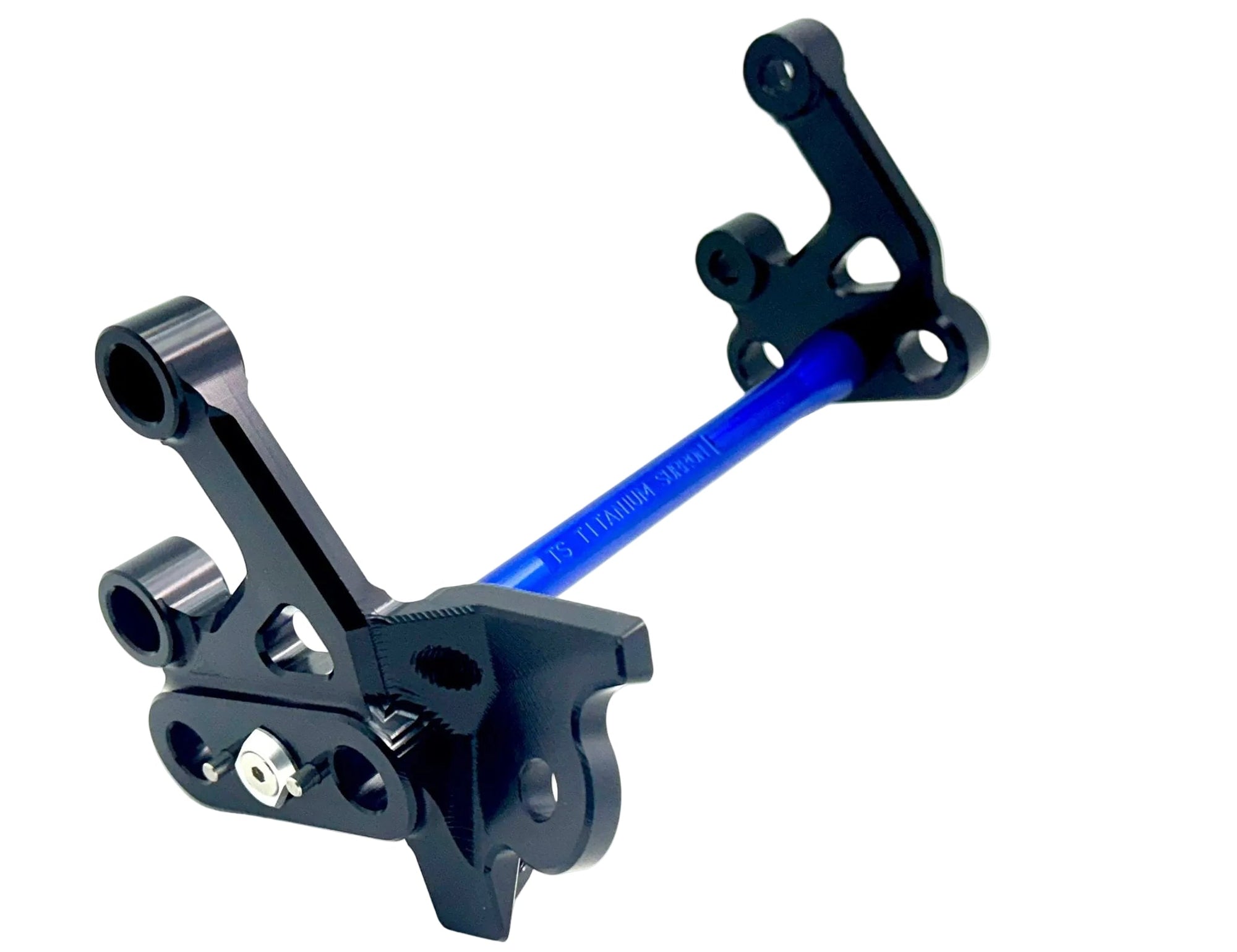 Custom CNC Aluminum Footpeg Bracket Assembly E-Ride Pro · Titanium Surron, view 1