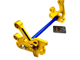 Custom CNC Aluminum Footpeg Bracket Assembly E-Ride Pro · Titanium Surron, view 4