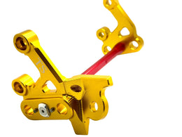 Custom CNC Aluminum Footpeg Bracket Assembly E-Ride Pro · Titanium Surron, view 14