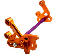 Custom CNC Aluminum Footpeg Bracket Assembly E-Ride Pro · Titanium Surron, view 7