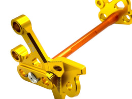 Custom CNC Aluminum Footpeg Bracket Assembly E-Ride Pro · Titanium Surron, view 2