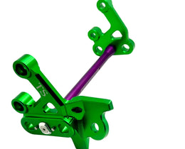Custom CNC Aluminum Footpeg Bracket Assembly E-Ride Pro · Titanium Surron, view 17