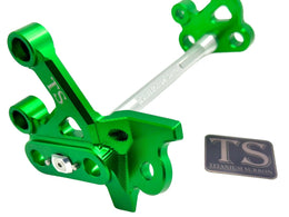 Custom CNC Aluminum Footpeg Bracket Assembly E-Ride Pro · Titanium Surron, view 11