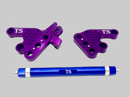 Custom CNC Aluminum Footpeg Bracket Assembly Talaria MX3, MX4 · Titanium Surron, view 4
