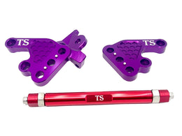 Custom CNC Aluminum Footpeg Bracket Assembly Talaria MX3, MX4 · Titanium Surron, view 7