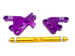 Custom CNC Aluminum Footpeg Bracket Assembly Talaria MX3, MX4 · Titanium Surron, view 5