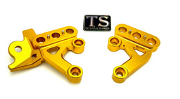 CNC Aluminum Footpeg Bracket for E-Ride Pro SS, gold