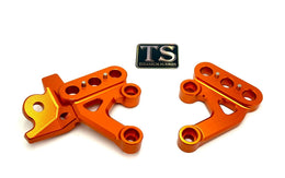 CNC Aluminum Footpeg Bracket for E-Ride Pro SS, burnt orange