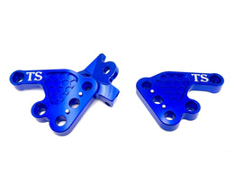 Custom CNC Aluminum Footpeg Brackets for Talaria Sting MX3, MX4, MX5 ·…, blue