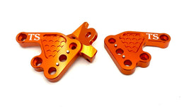 Custom CNC Aluminum Footpeg Brackets for Talaria Sting MX3, MX4, MX5 ·…, burnt orange