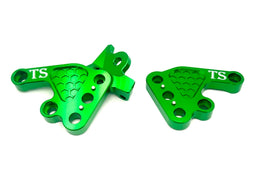 Custom CNC Aluminum Footpeg Brackets for Talaria Sting MX3, MX4, MX5 ·…, green