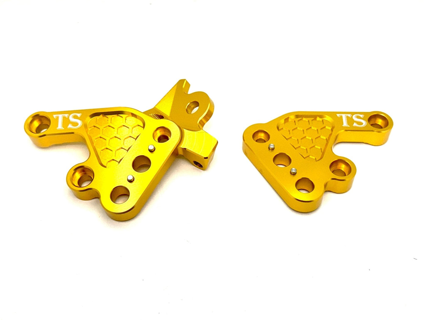 Custom CNC Aluminum Footpeg Brackets for Talaria Sting MX3, MX4, MX5 ·…, gold