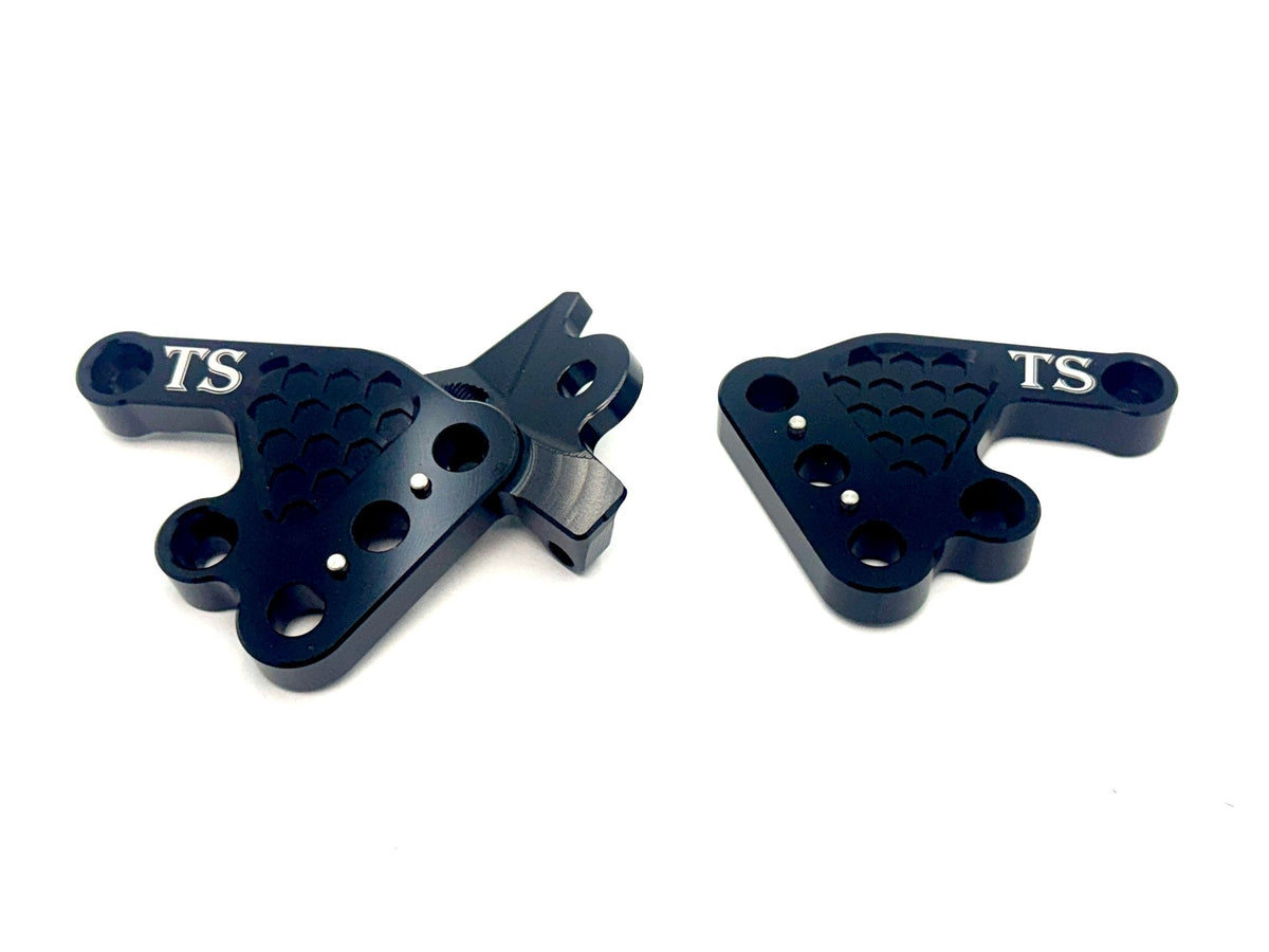 Custom CNC Aluminum Footpeg Brackets for Talaria Sting MX3, MX4, MX5 ·…, black