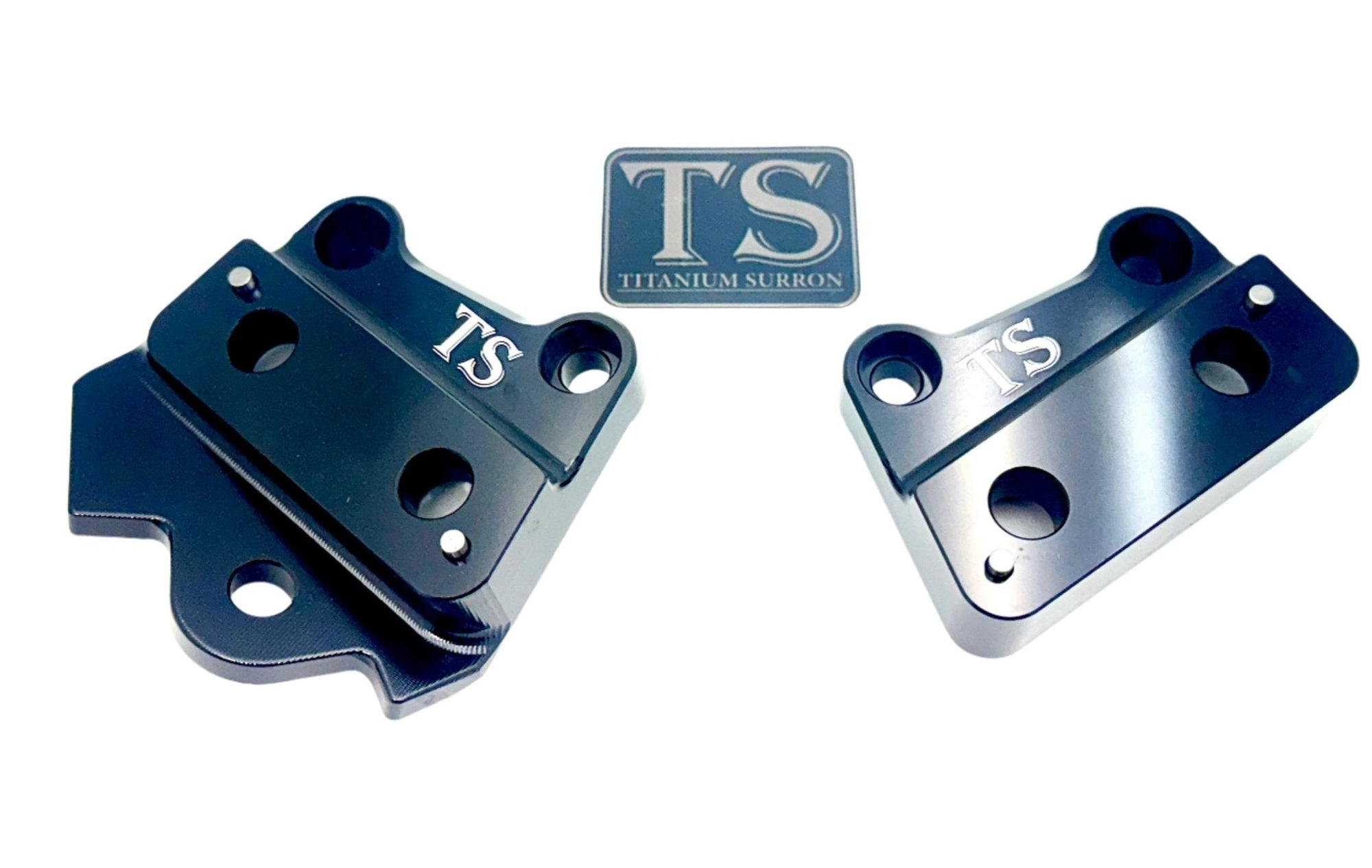 Custom CNC Aluminum Footpeg Brackets for Talaria X3 (XXX models) · Titanium…, black