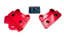 Custom CNC Aluminum Footpeg Brackets for Talaria X3 (XXX models) · Titanium…, red