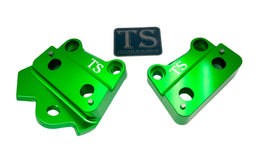 Custom CNC Aluminum Footpeg Brackets for Talaria X3 (XXX models) · Titanium…, green