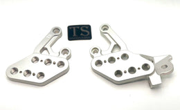 Custom CNC Aluminum Footpeg Drop Bracket for Surron LBX and E-Ride Pro…, silver