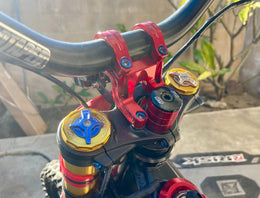 Titanium Direct Mount Stem Bolt Kit for E-Ride Pro SS, view 4