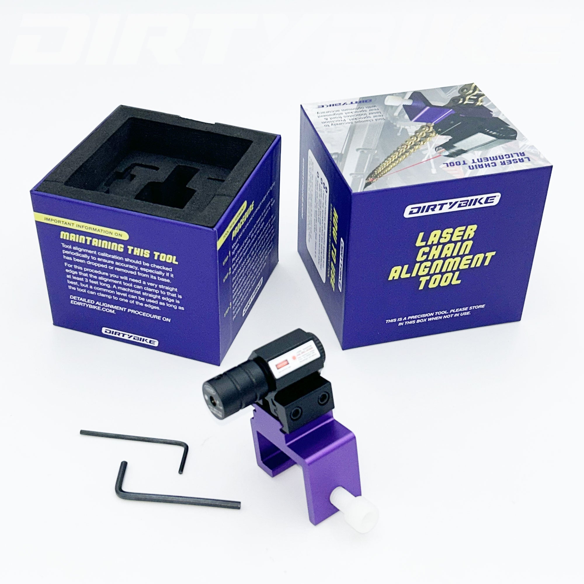 DirtyBike Motorcycle Laser Chain Alignment Tool