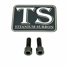 E-Moto Throttle Titanium Bolts (Two bolts) for E-Ride Pro SS, black