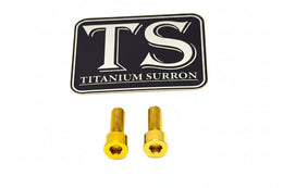 E-Moto Throttle Titanium Bolts (Two bolts) for E-Ride Pro SS, gold