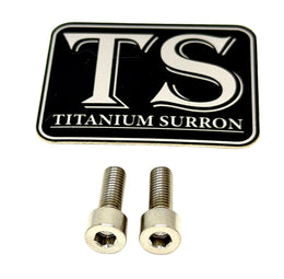 E-Moto Throttle Titanium Bolts (Two bolts) for E-Ride Pro SS, silver (raw)
