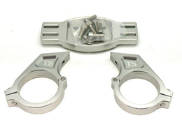 E-Ride Pro Adjustable Display Mounting Bracket · Titanium Surron, silver