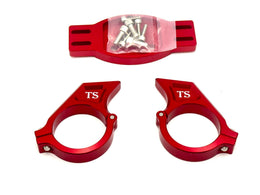 E-Ride Pro Adjustable Display Mounting Bracket · Titanium Surron, red