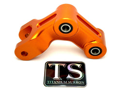 E-Ride Pro (All Models) Custom Rear Suspension Rocker Arm · Titanium Surron, burnt orange