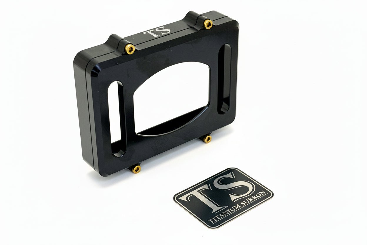 E-Ride Pro Display Protector Titanium Bolts · Titanium Surron, gold
