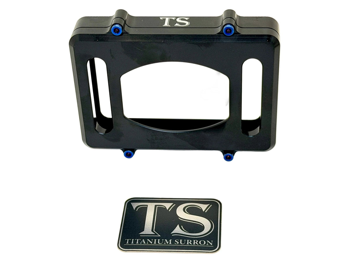 E-Ride Pro Display Protector Titanium Bolts · Titanium Surron, burnt blue