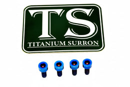E-Ride Pro Display Protector Titanium Bolts · Titanium Surron, view 3
