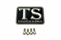 E-Ride Pro Display Protector Titanium Bolts · Titanium Surron, silver (raw)